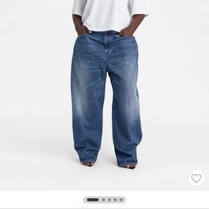 KBB by KAHLANA  Women’s Mid- Rise Wide Leg “ The KAHLANA Jean” Dark Wash Size 20